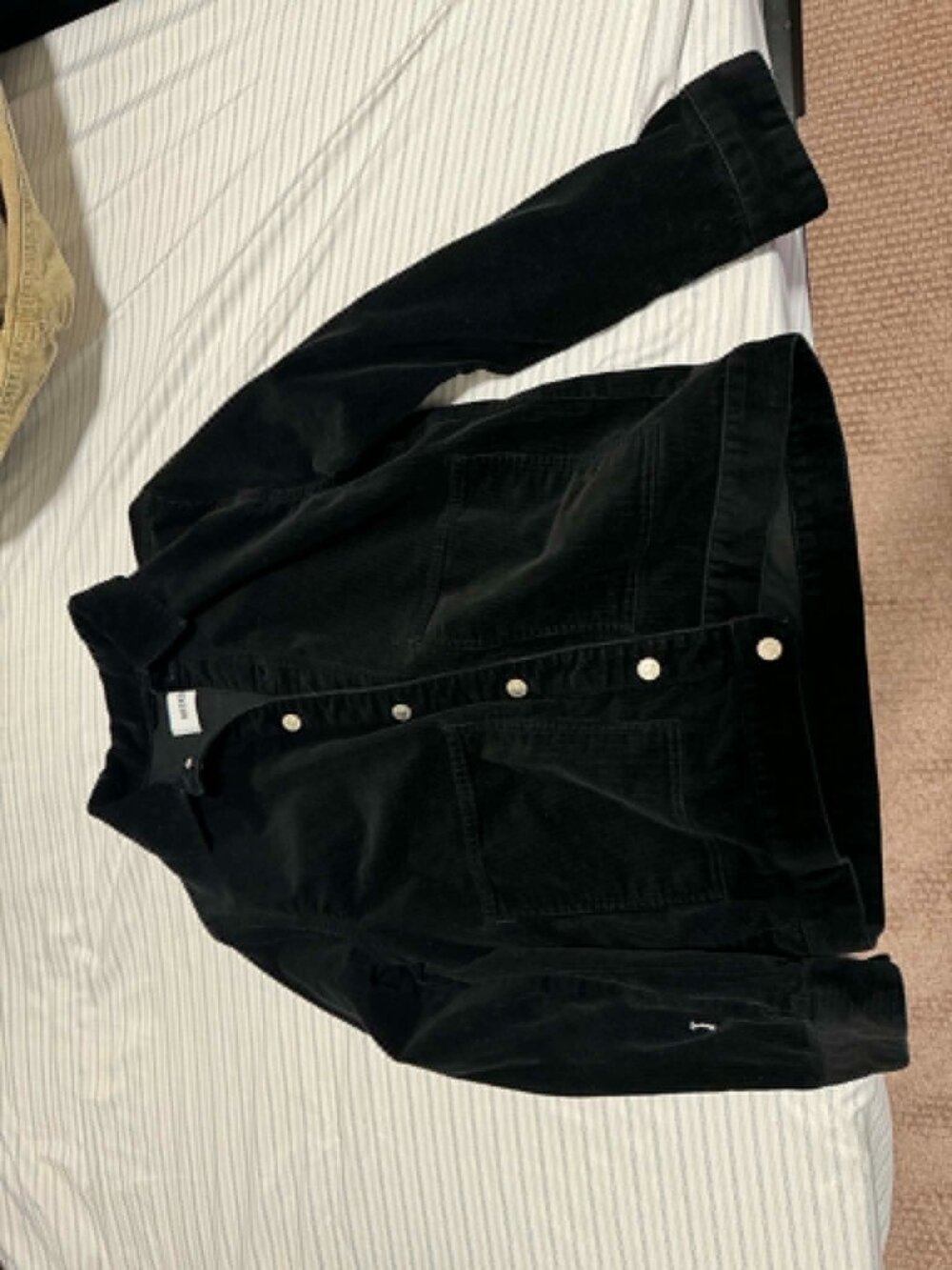 Weekday Black Corduroy Jacket